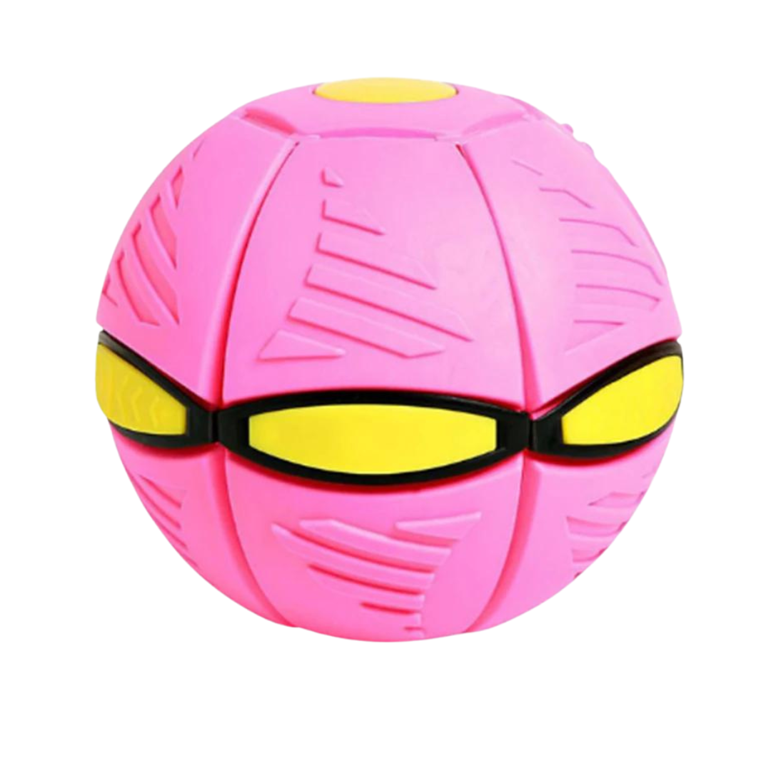 Magische Flugscheibe, die sich in einen Springball verwandelt