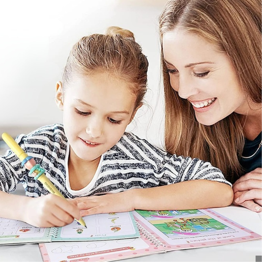 Magisches Kalligrafie-Heft – Schreiben lernen mit Spaß