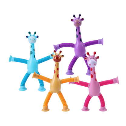 Giraffen-Pop – elastisches, haftendes Sensorikspielzeug
