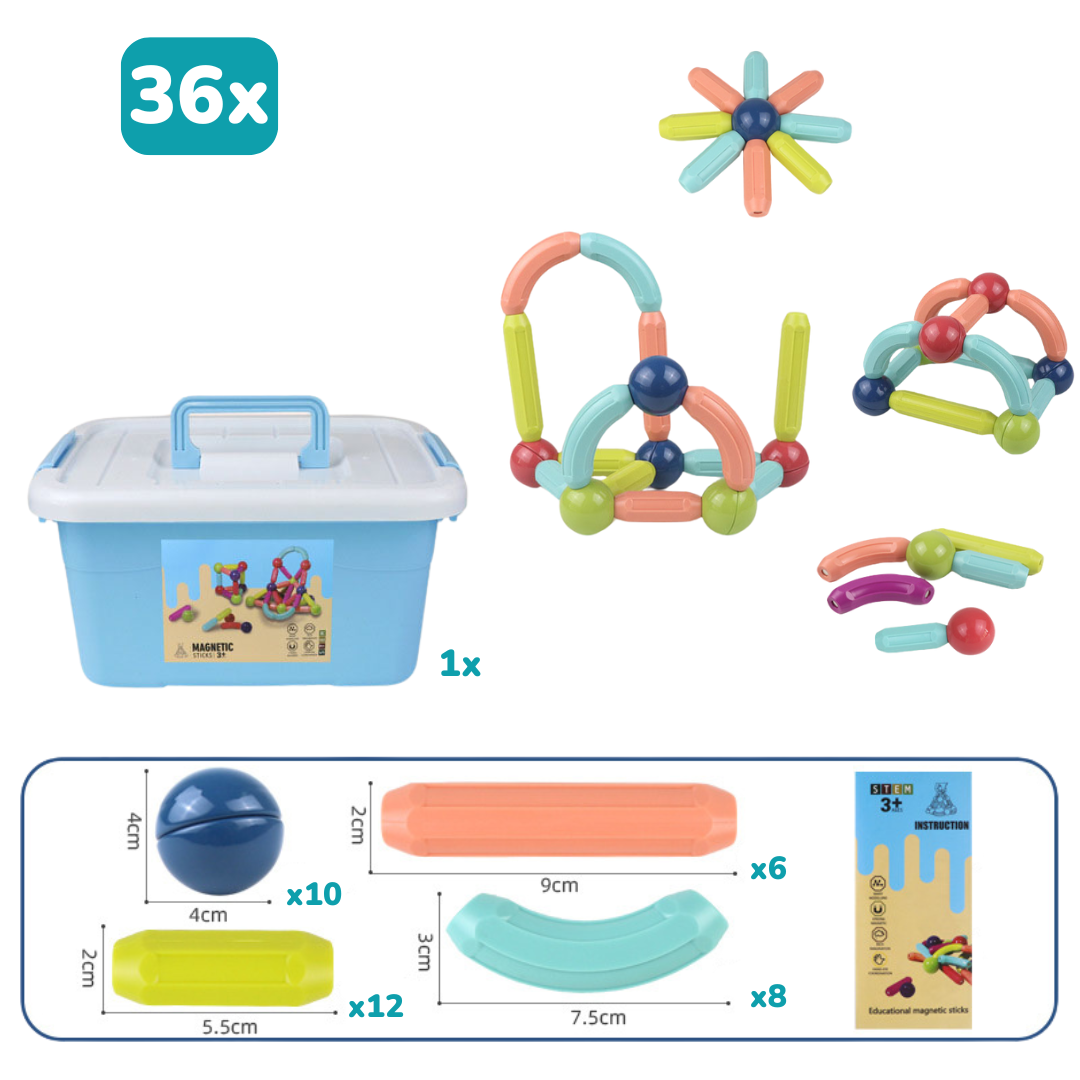 Magneti Stix – Lernspiel mit magnetischen Stäben