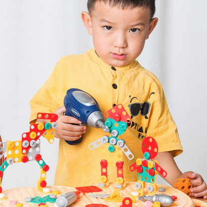 Montessori-Werkzeugkoffer – spielerisch reparieren und bauen