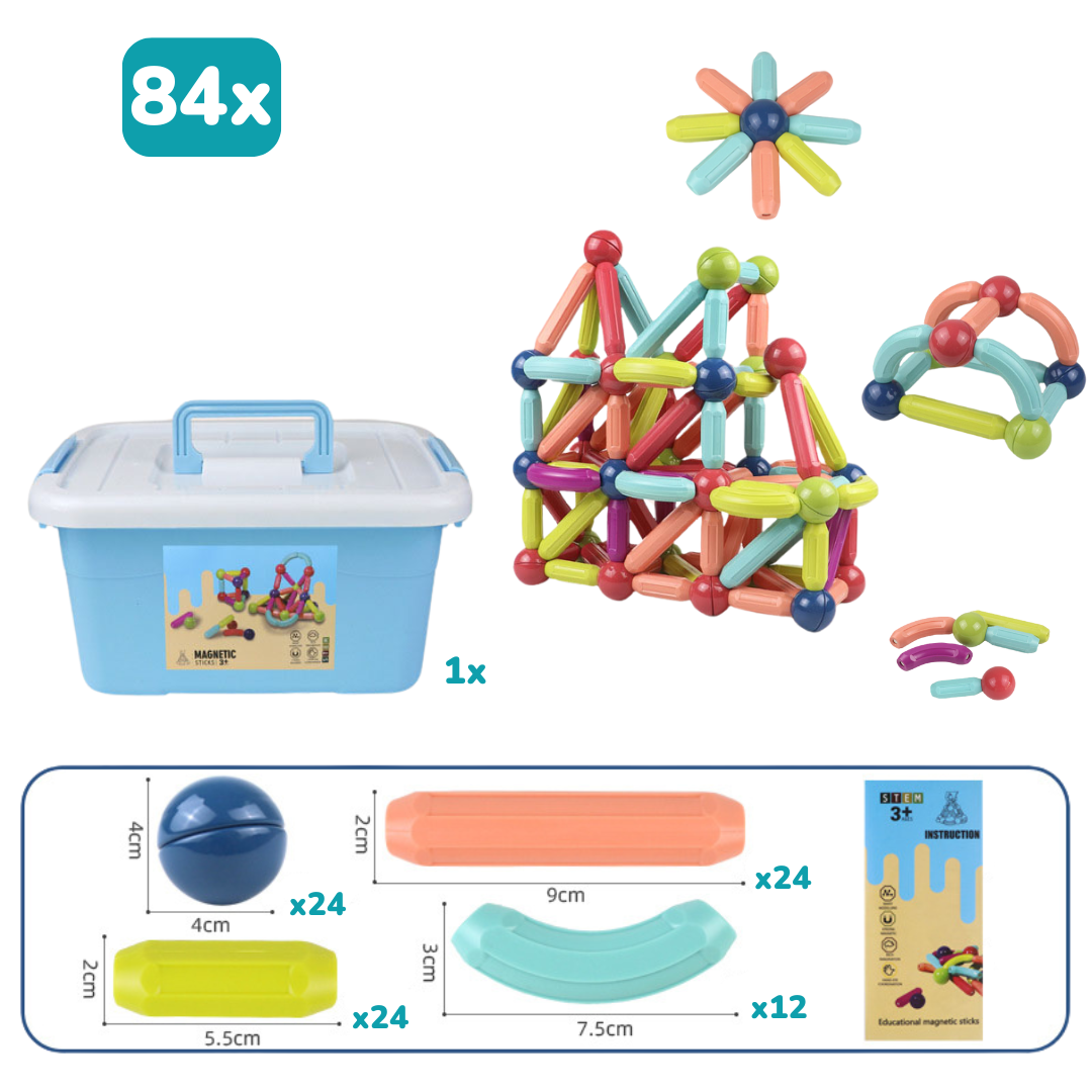 Magneti Stix – Lernspiel mit magnetischen Stäben