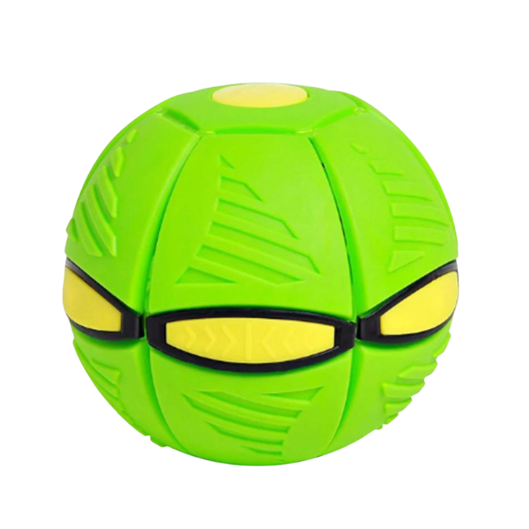 Magische Flugscheibe, die sich in einen Springball verwandelt