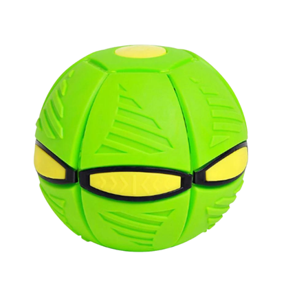 Magische Flugscheibe, die sich in einen Springball verwandelt