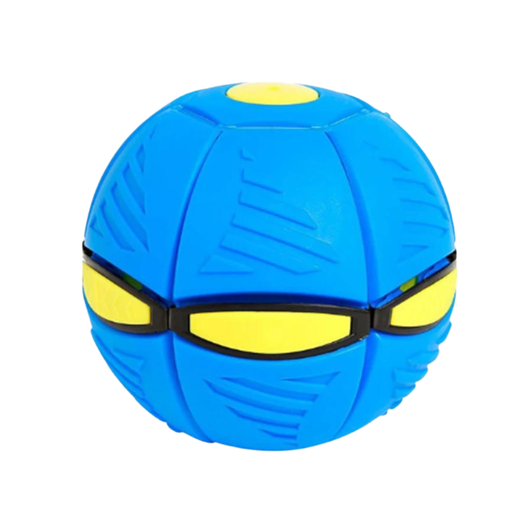 Magische Flugscheibe, die sich in einen Springball verwandelt