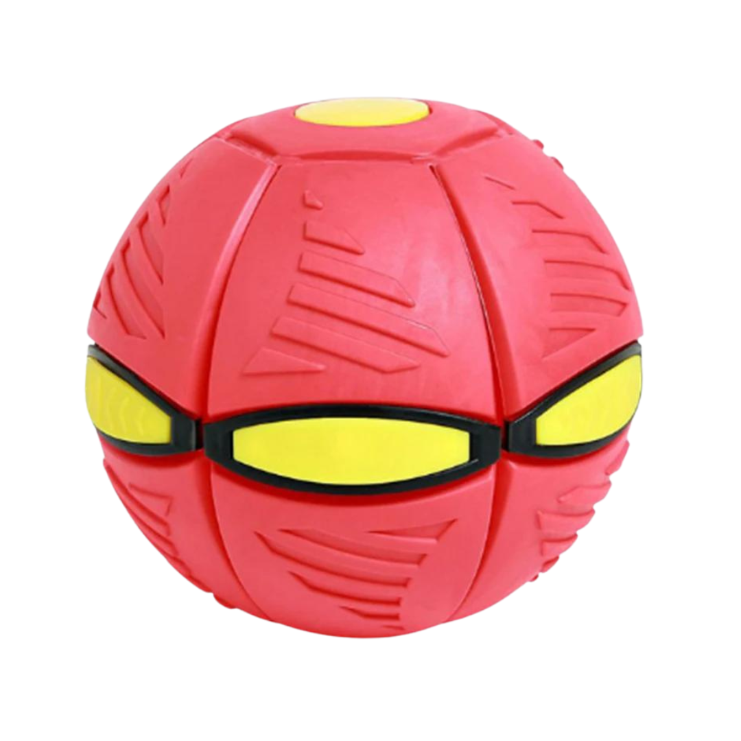 Magische Flugscheibe, die sich in einen Springball verwandelt