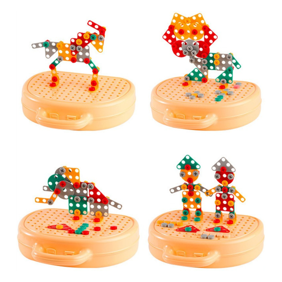 Montessori-Werkzeugkoffer – spielerisch reparieren und bauen