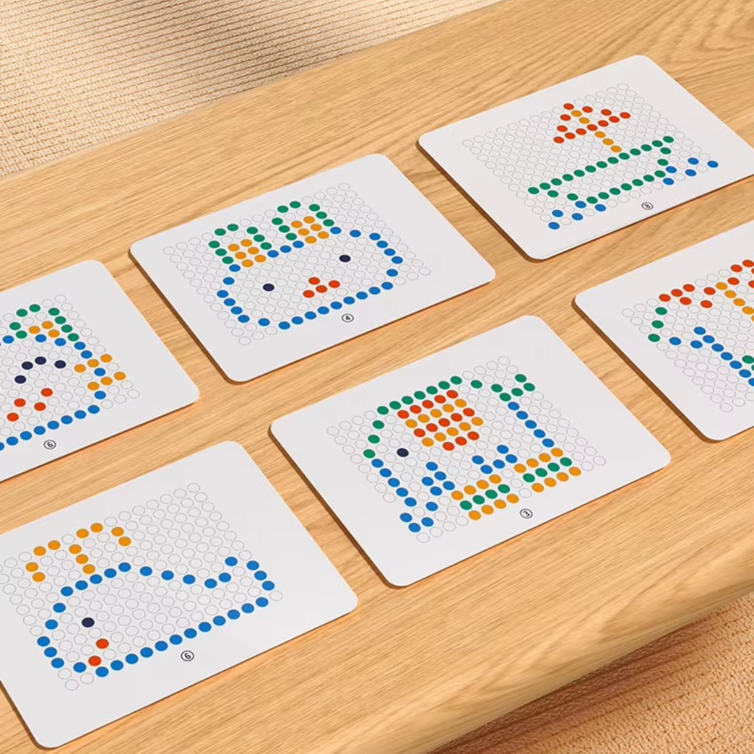 Kreativtafel mit Magnetpins – unendliche Formen und Lernen